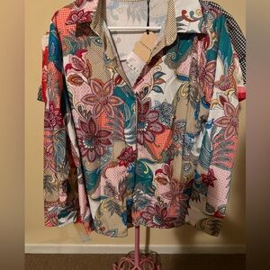 Cherry Betty Multicolor Floral Womens  Shirt